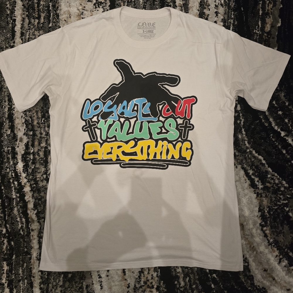 L.O.V.E. T-Shirt with Colorful Graphic